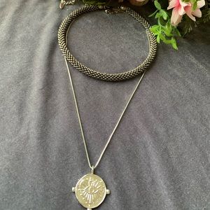 Vanessa Mooney x FP Silver Snake Bead Choker